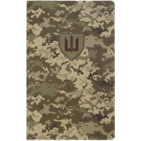 Книга записна Buromax з синтетичного каменя MILITARY, А5, 64 аркуші, клітинка, піксель (BM.295190-04)