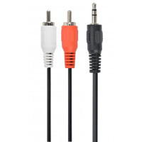 Кабель мультимедійний 3.5mm M to 2xRCA M 5.0m Cablexpert (CCA-458-5M)