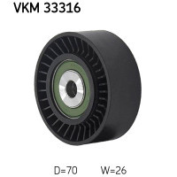 Ролик натягувача ременя SKF VKM 33316