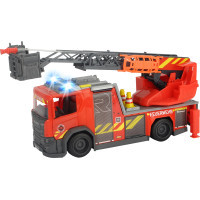 Машинка для дітей Dickie Toys Пожежна машина Сканія з телескопічною драбиною, зі звуком і світловими ефектами 35 см (3716017)