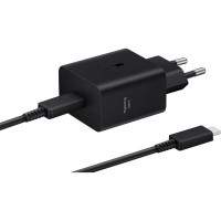 Зарядний пристрій Samsung 45W Compact Power Adapter (w C to C Cable) Black (EP-T4511XBEGEU)