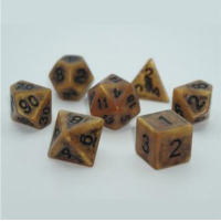 Набір кубиків для настільних ігор Games 7 Days Ancient 7 Dice Set - Gold (g7danc01)