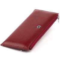 Гаманець ST Leather Зі шкіри Бордовий (19326)
