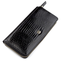 Гаманець ST Leather Натуральна шкіра Чорний (18437)