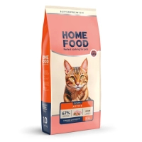 Сухий корм для кішок Home Food For active з куркою та креветками 10 кг (4820235020576)