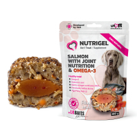 Ласощі для собак LK Baits Pet Nutrigel Salmon L-XL для великих порід, для суглобів з лососем та Omega-3 (Ø 18 мм) 200 г (7777008)