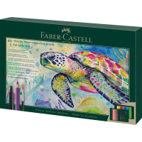 Олівці кольорові Faber-Castell Albrecht Drer, акварельні, 40 кольорів з аксесуарами 217554 (33015)