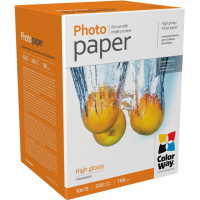 Фотопапір ColorWay 10x15 180г glossy, 500с (PG1805004R)