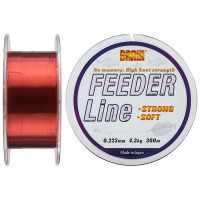 Волосінь Brain Feeder 300 m 0,223 mm #1.7, 4.3 kg, 9.5 lb, ц.: copper (1858.70.03)