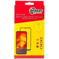 Скло захисне Dengos Full Glue Matte Samsung Galaxy M11 (TGFG-MATT-21) (TGFG-MATT-21)