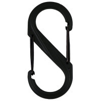 Карабін туристичний Nite ize Plastic Carb S Biner Size 6 NI676 All Black (4823082709571)