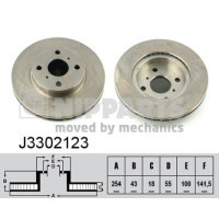 Гальмівний диск Nipparts J3302123