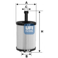 Фільтр масляний UFI 25.197.00
