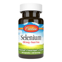 Мінерали Carlson Селен, 200 мкг, Selenium, 60 капсул (CL05280)