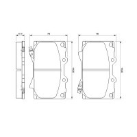 Гальмівні колодки Bosch 0 986 424 640