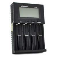 Зарядний пристрій для акумуляторів Liitokala 4 Slots, LED display, 5V Type C, 3.7V/1.2V AA/AAA 18650/26650/16340/14500/10440/18500 (Lii-M4)