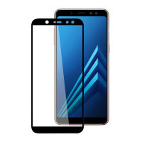 Скло захисне PowerPlant Full screen Samsung Galaxy A6, Black (GL605316)