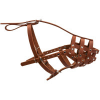 Намордник для собак Collar твердий (боксер малий) коричневий (05986)