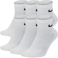Шкарпетки Nike U NK EVERYDAY CUSH ANKLE 6PR-BD SX7669-100 38-42 6 пар Білі (888408284518)