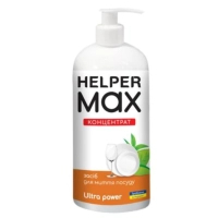 Засіб для ручного миття посуду Helper Max Ultra Рower Концентрат 1 л (4820183972095)