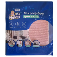 Серветки для прибирання Ms Helen Мікрофібра для скляних поверхонь Колір в асортименті 30 х 30 см 1 шт. (6901362557352)