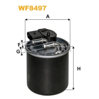 Фільтр паливний Wixfiltron WF8497