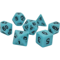 Набір кубиків для настільних ігор Games 7 Days Ancient 7 Dice Set - Light Blue (7 шт.) (g7danc03)