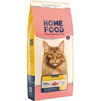 Сухий корм для кішок Home Food For large breeds з телятиною, лососем та в’яленими томатами 10 кг (4820235021191)