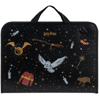 Папка - портфель Kite на блискавці A3+ Harry Potter, 1 відділення (HP24-411)