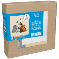 Картина по номерам Rosa Funny Cats, 15х15см, з мольбертом (4823098548577)