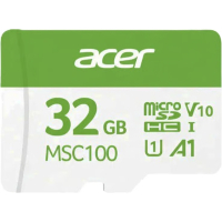 Карта пам'яті Acer 32GB microSD MSC100 /U1/ V10/A1 Read 100MB/s / Write 10MB/s (BL.9BWWA.335)