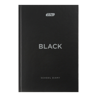 Щоденник шкільний ZiBi BLACK А5, 40аркушів, тверда обкладинка, скоба (ZB.13760-01)
