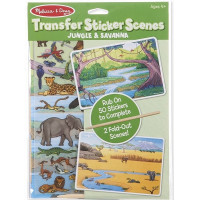 Набір для творчості Melissa&Doug Перевідні наліпки Джунглі і Саванна (MD9532)