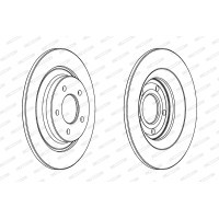 Гальмівний диск FERODO DDF1547C