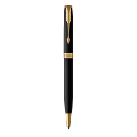 Ручка кулькова Parker SONNET 17 Matte Black Lacquer GT BP (84 832)