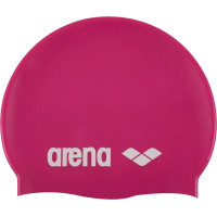 Шапка для плавання Arena Classic Silicone 91662-091 фуксія, білий Уні OSFM (3468333887458)