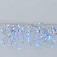Гірлянда YES! Fun Нитка на мідному дроті 20 LED Синя 2 м Статична На батарейках (975025)