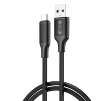 Дата кабель USB 2.0 AM to USB-C 1.0m black XO (NB265-AC.black)