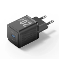 Зарядний пристрій Vention USB-C PD20W GaN black (FEPB0-EU)