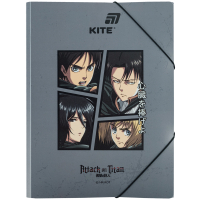 Папка на резинках Kite A4 Attack on Titan (AT25-247)