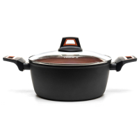 Каструля Hölmer кована з кришкою CR-1325-SBMCL Carrot 2,5 л (CR-1325-SBMCL Carrot)