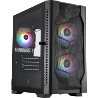 Корпус для ПК 1stPlayer D4-M-BK-2F1P-1F1