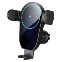 Універсальний автотримач ColorWay AutoSense Car whith Wireless Charger 15W Black (CW-CHAW025Q-BK)