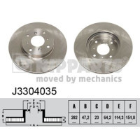 Гальмівний диск Nipparts J3304035