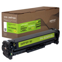Картридж Patron HP 305A (CE412A) yellow Green Label (PN-305AYGL)