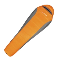 Спальний мішок Terra Incognita Siesta Long 200 R жовтогарячий/сірий (4823081501596)