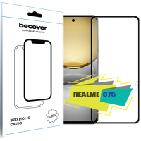 Скло захисне BeCover Realme C75 Black (713034)