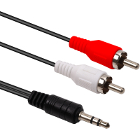 Кабель мультимедійний 3.5mm M to 2xRCA M 2.5m PowerPlant (CA914326)