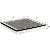 Фільтр салону ALPHA FILTER AF5196a