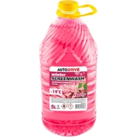 Омивач автомобільний AUTO DRIVE WINTER SCREEN WASH CHERRY -19 °С, ПЕТ 5 л (AD0142)